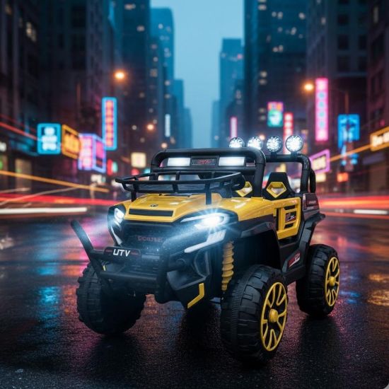 صورة سيارة UTV للأطفال مع تفاصيل دقيقة وأضواء مميزة